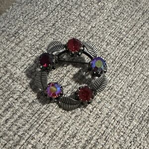 Vintage Austrian Gemstone Brooch